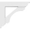 Ekena Millwork Standard Legacy Architectural Grade PVC Bracket With Traditional Ends, 5"W x 24"D x 24"H BKTP05X24X24LEC01 - alternate 2